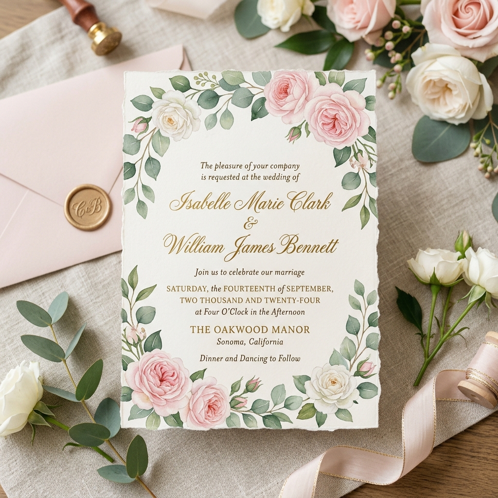 Mobile Wedding Invitation Preview